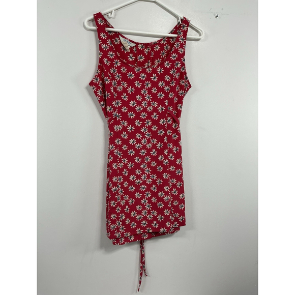 Girls Espirit Sleeveless Mini Sun Dress Medium Multicolor Scoop Neck Button Down - Picture 1 of 7